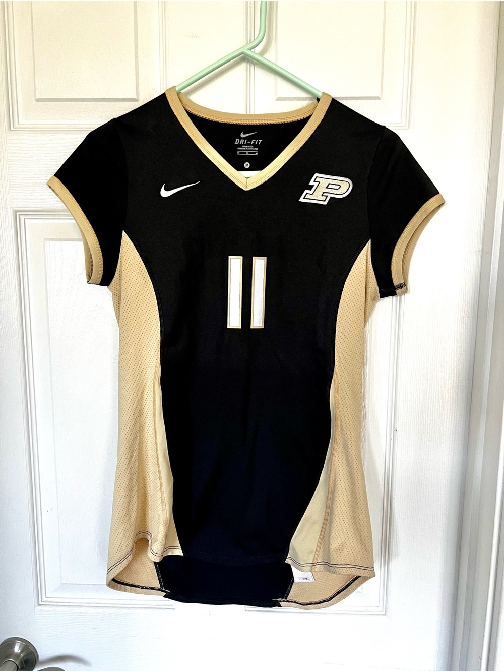 Nike Black & Gold Purdue Volleyball Jersey #11